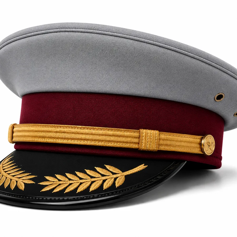 Officer peaked cap, view