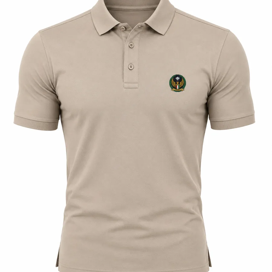 Beige service polo