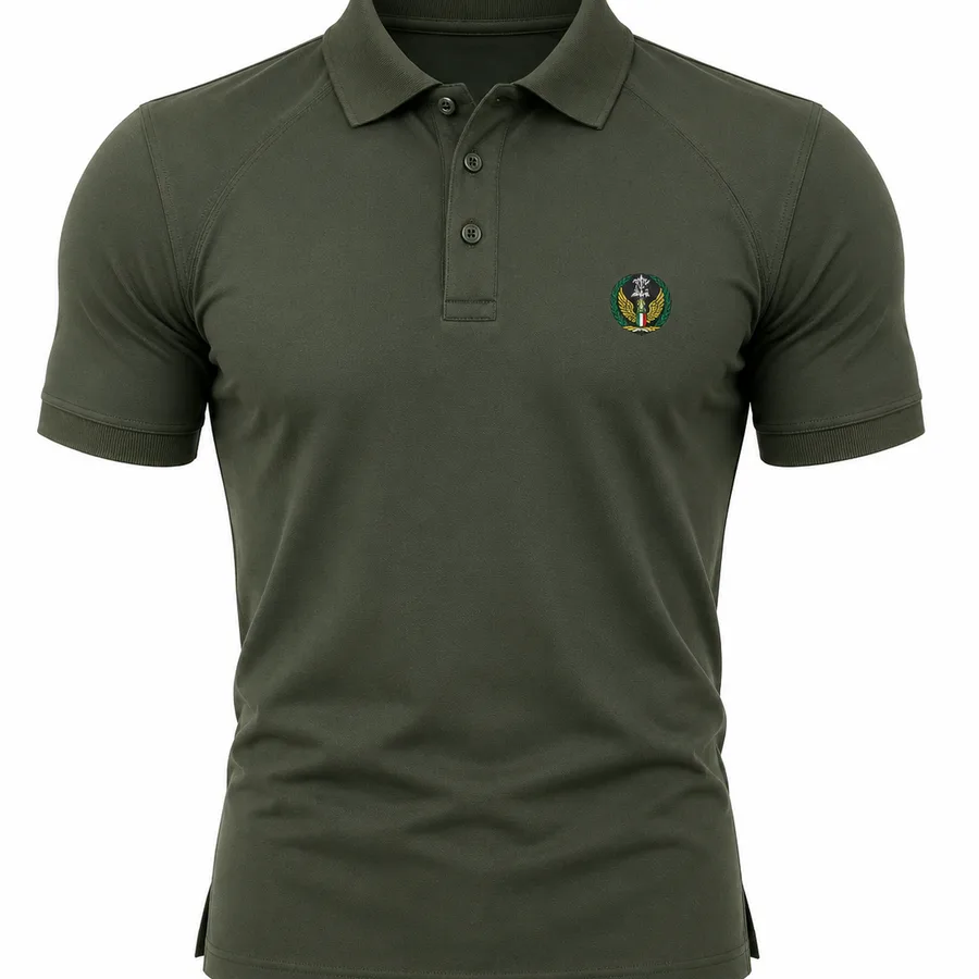 Green service polo