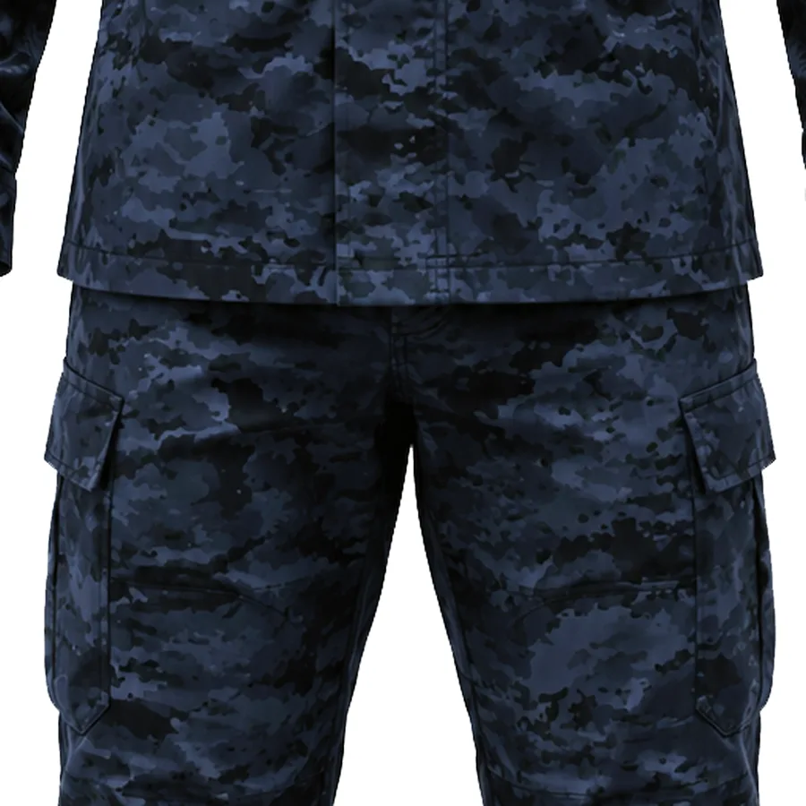 Navy field suit, jacket detail