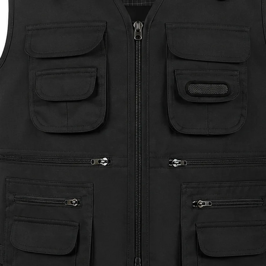 Utility vest, pocket detail
