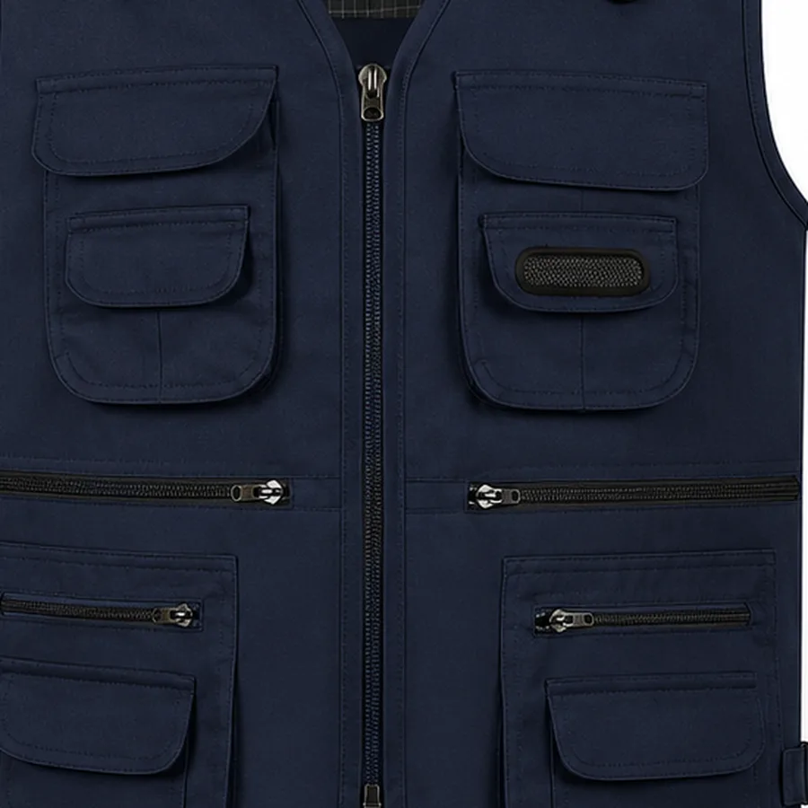 Utility vest, pocket detail
