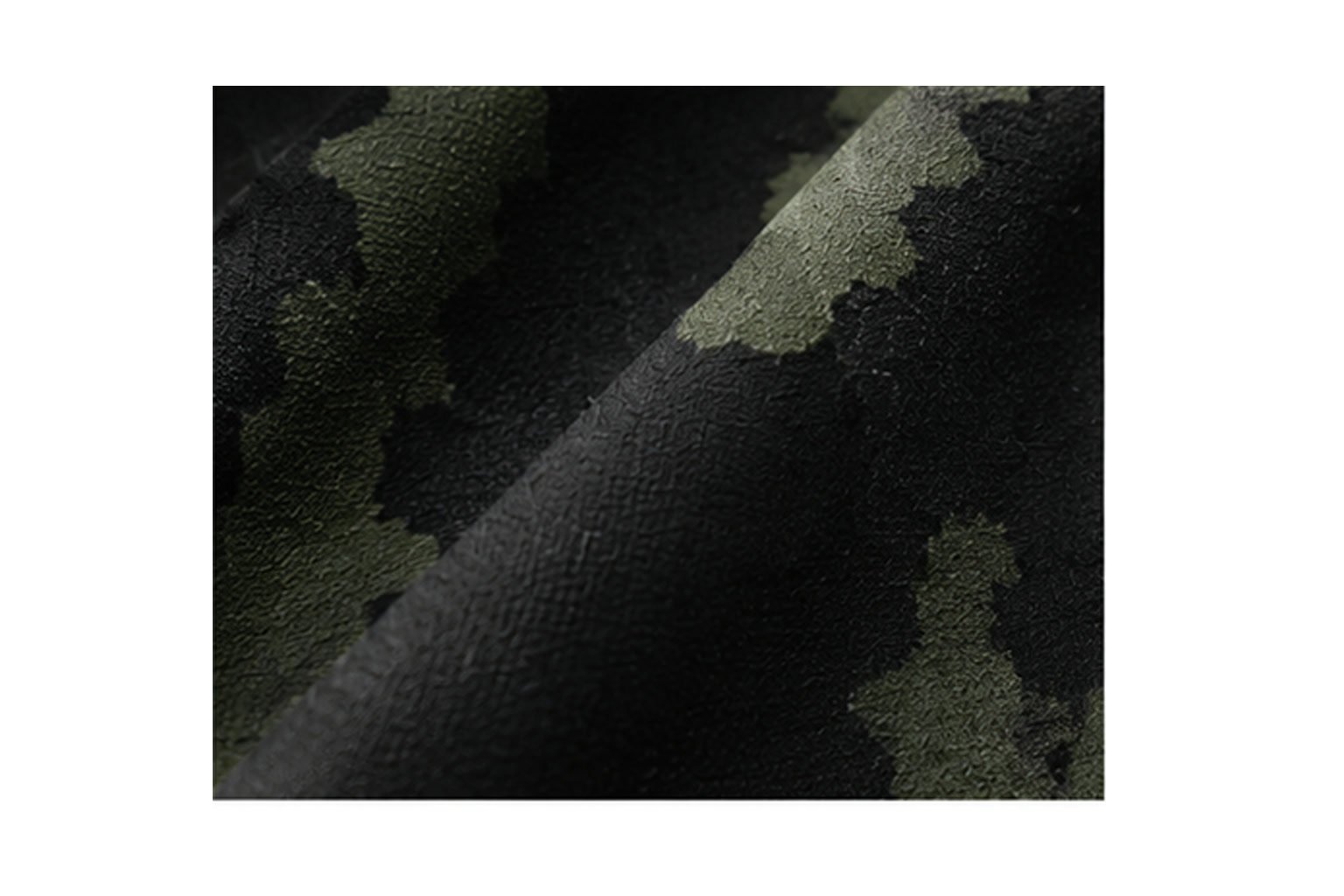 Camouflage pattern fabric close up