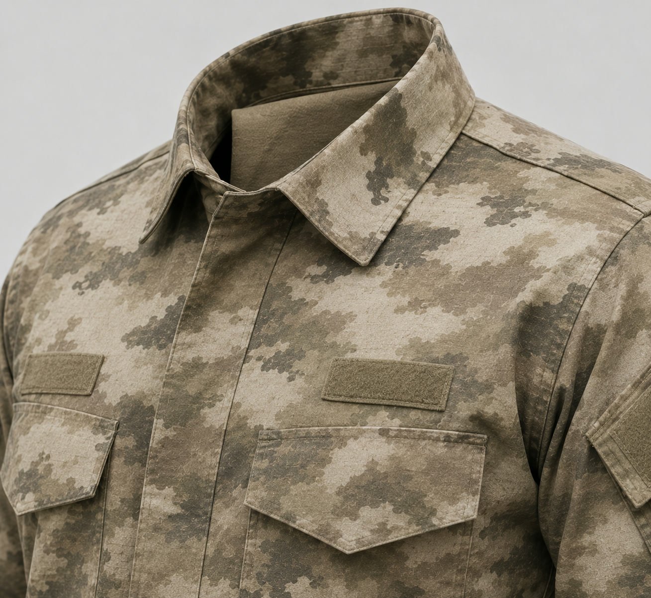 Camouflage service uniform shirt
