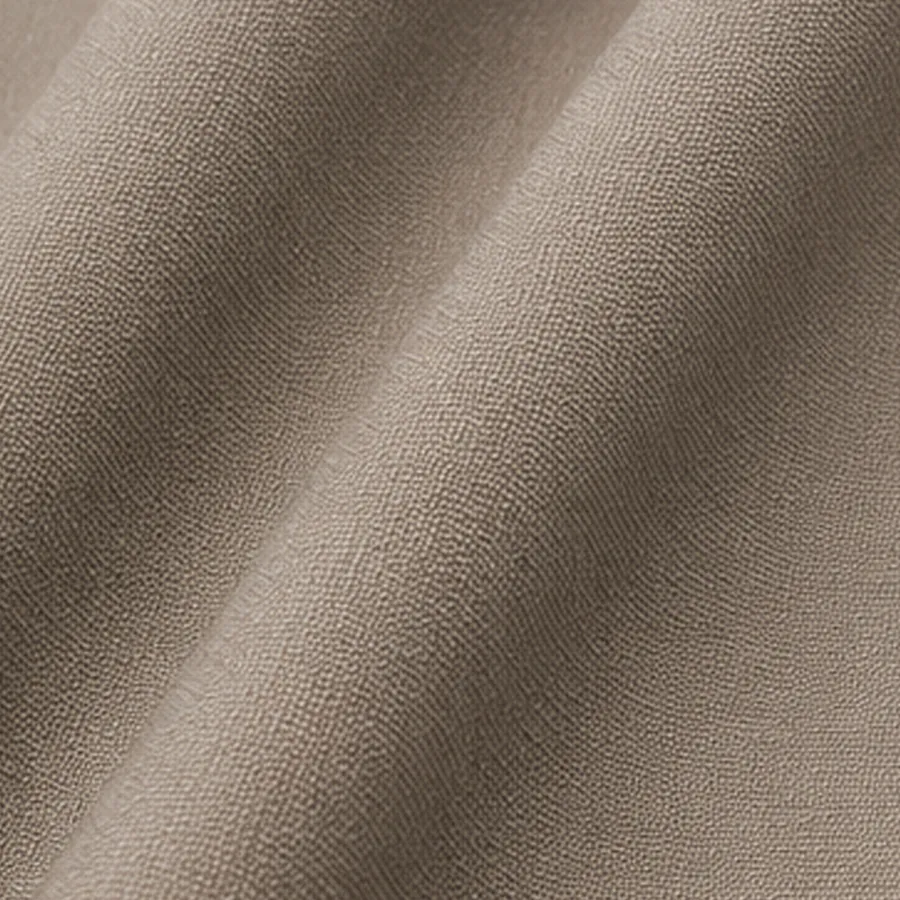 Khaki fabric, drape view