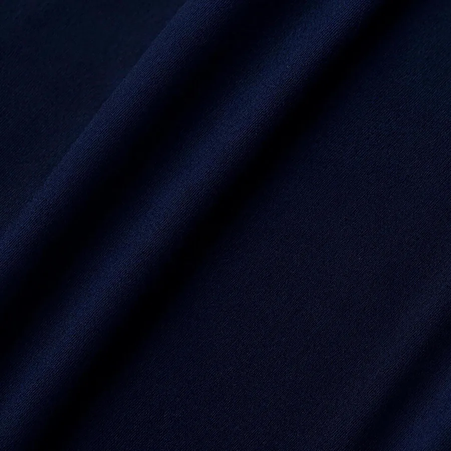 Navy Blue Prison fabric, roll view